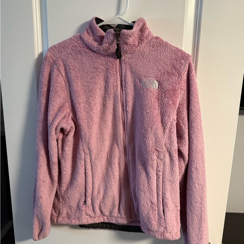 The North Face Pink Jacket High Collar Warmth